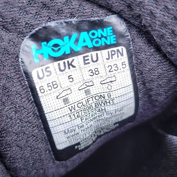 HOKA CLIFTON 9 - Womens Athletic Shoes - SIZE 6.5B - Picture 9 of 9